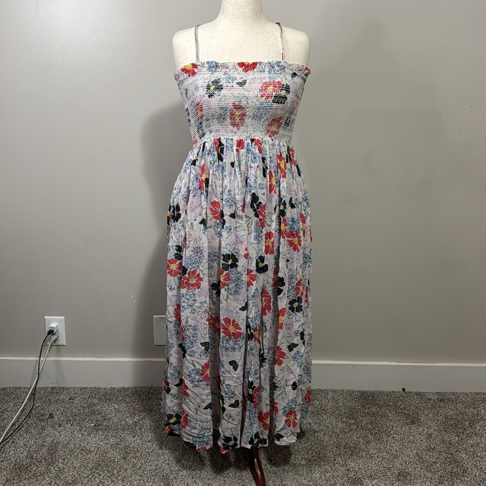 ANTHROPOLOGIE X LILY & LIONEL Annie Maxi Dress in white floral - Picture 3 of 7